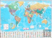 Collins World Wall Paper Map