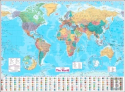 Bertrand.pt - Collins World Wall Paper Map
