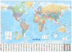Bertrand.pt - Collins World Wall Paper Map