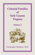 Colonial Families Of York County, Virginia, Volume 2