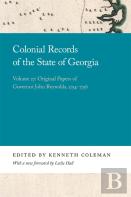 Colonial Records Of The State Of Georgia