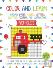 Color And Learn - Vehicles