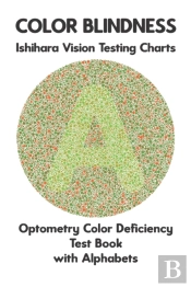 Color Blindness Ishihara Vision Testing Charts Optometry Color Deficiency Test Book With Alphabets
