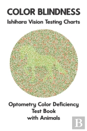 Color Blindness Ishihara Vision Testing Charts Optometry Color Deficiency Test Book With Animals