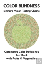 Color Blindness Ishihara Vision Testing Charts Optometry Color Deficiency Test Book With Fruit & Vegetable