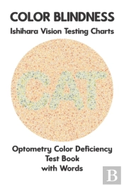 Color Blindness Ishihara Vision Testing Charts Optometry Color Deficiency Test Book With Words