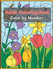 Color By Number Adult Coloring Book