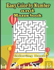 Color By Number And Mazes Book