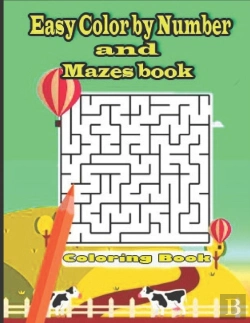 Bertrand.pt - Color By Number And Mazes Book