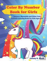 Color By Number Book For Girls