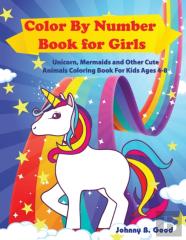 Color By Number Book For Girls