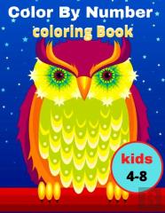 Color By Number Coloring Book  Kids