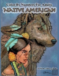 Bertrand.pt - Color By Numbers Adult Coloring Book Native American