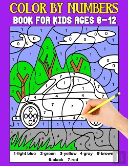 Bertrand.pt - Color By Numbers Book For Kids Ages 8-12