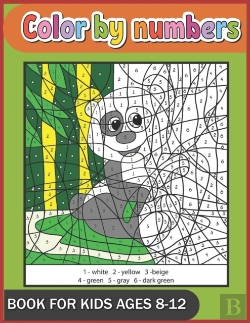 Bertrand.pt - Color By Numbers Book For Kids Ages 8-12