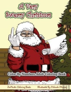 Bertrand.pt - Color By Numbers Coloring Book For Adults, A Very Sweary Christmas