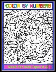 Color By Numbers Coloring Book For Kids Ages 8-12