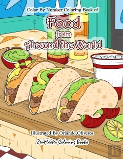 Bertrand.pt - Color By Numbers Coloring Book Of Food From Around The World