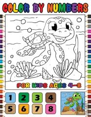Color By Numbers For Kids Ages 4-8