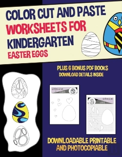 Bertrand.pt - Color Cut And Paste Worksheets For Kindergarten (Easter Eggs)