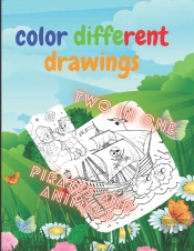 Color Different Drawinds Two In One Pirates And Animals