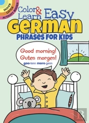 Color & Learn Easy German Phrases For Kids