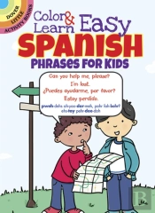 Color & Learn Easy Spanish Phrases For Kids