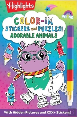 Bertrand.pt - Color-In Stickers And Puzzles! Adorable Animals