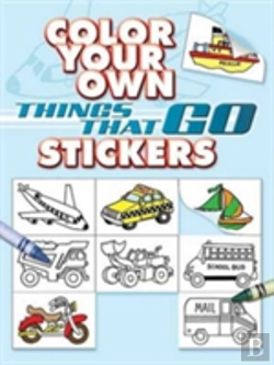 Bertrand.pt - Color Your Own Things That Go Stickers