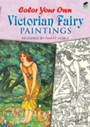 Color Your Own Victorian Fairy Paintings