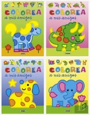 Colorea A Mis Amigos (4 Títulos)