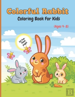 Bertrand.pt - Colorful Rabbit Coloring Book For Kids