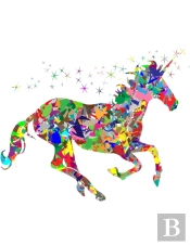 Colorful Reindeer Notebook