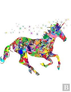 Bertrand.pt - Colorful Unicorn Notebook
