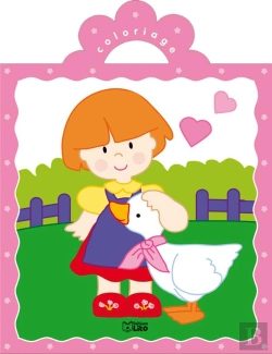 Bertrand.pt - Coloriage ; La Petite Fille Et Oie