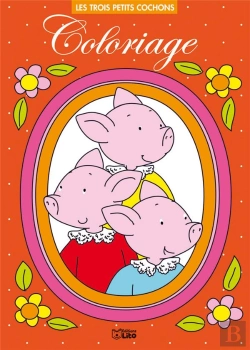 Bertrand.pt - Coloriage Mes Contes A Colorier : Les Trois Petits Cochons