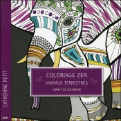 Coloriage Zen - Animaux Terrestres - Carnet De Coloriage