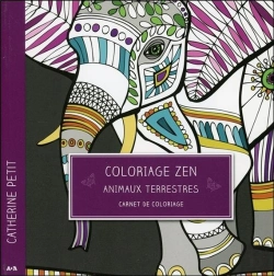 Bertrand.pt - Coloriage Zen - Animaux Terrestres - Carnet De Coloriage