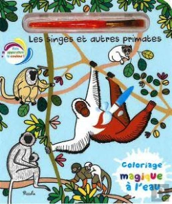 Bertrand.pt - Coloriages Magiques À L'Eau : Les Singes Et Autres Primates