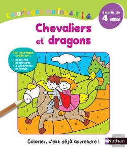 Bertrand.pt - Coloriages Malins Chevaliers Et Dragons