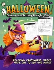 Coloring And Activity Book - Halloween Edition