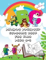 Coloring Animals Alphabet Book For Kids