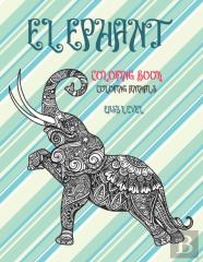 Coloring Animals Coloring Book - Easy Level - Elephant