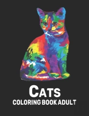 Coloring Book Adult Cats