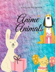 Coloring Book Anime Animals