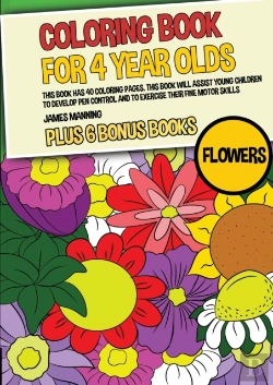 Bertrand.pt - Coloring Book For 4 Year Olds (Flowers)