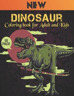 Bertrand.pt - Coloring Book For Adult And Kids Dinosaur New
