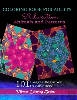 Bertrand.pt - Coloring Book For Adults Animals And Patterns Relaxation