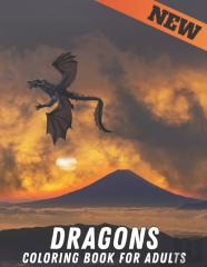 Coloring Book For Adults Dragons