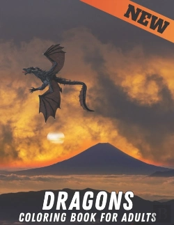 Bertrand.pt - Coloring Book For Adults Dragons